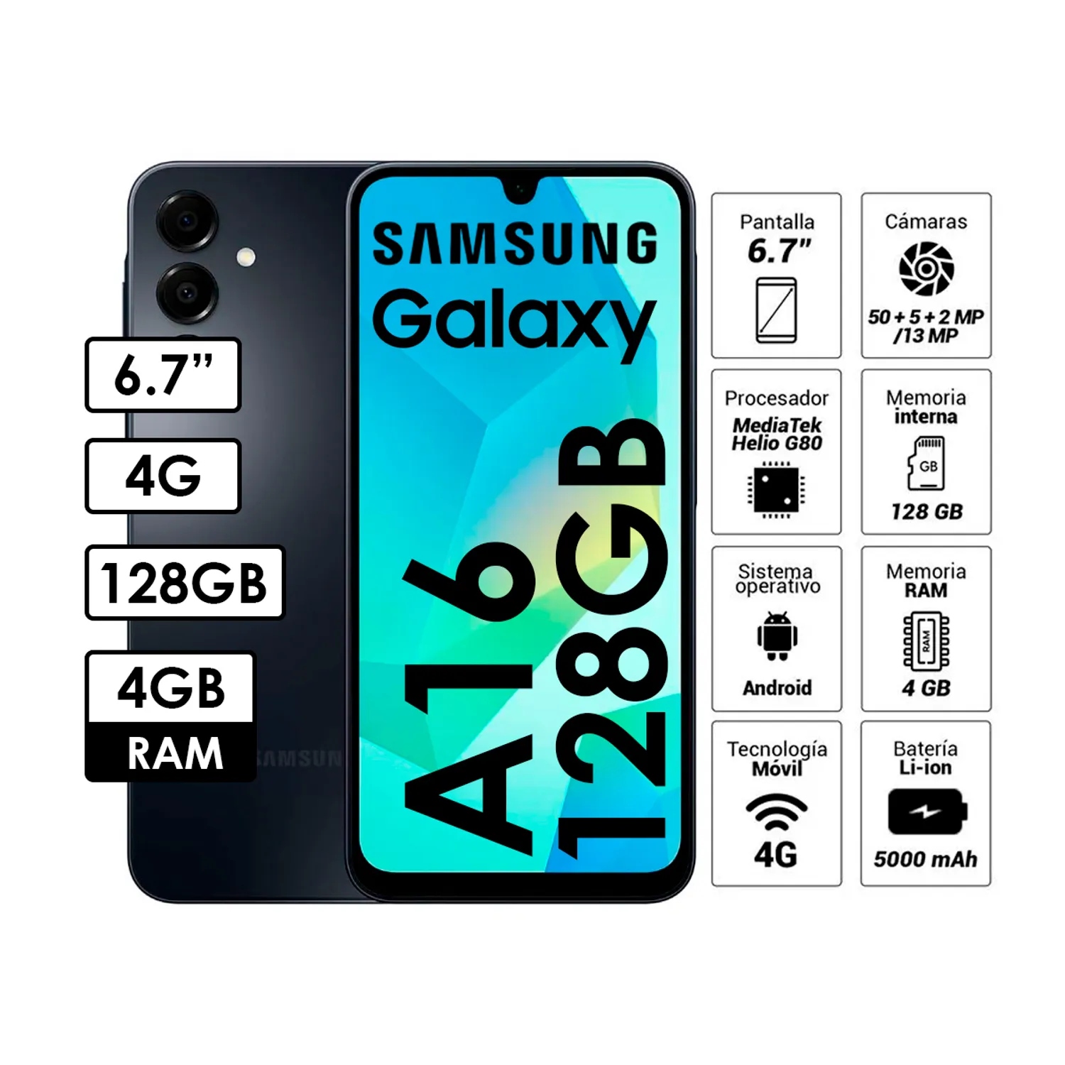 SANSUNG A16 4GB+128GB